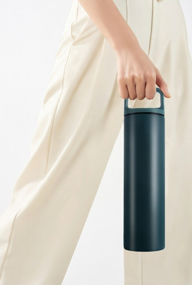 Wide Mouth Carry Handle Water Bottle