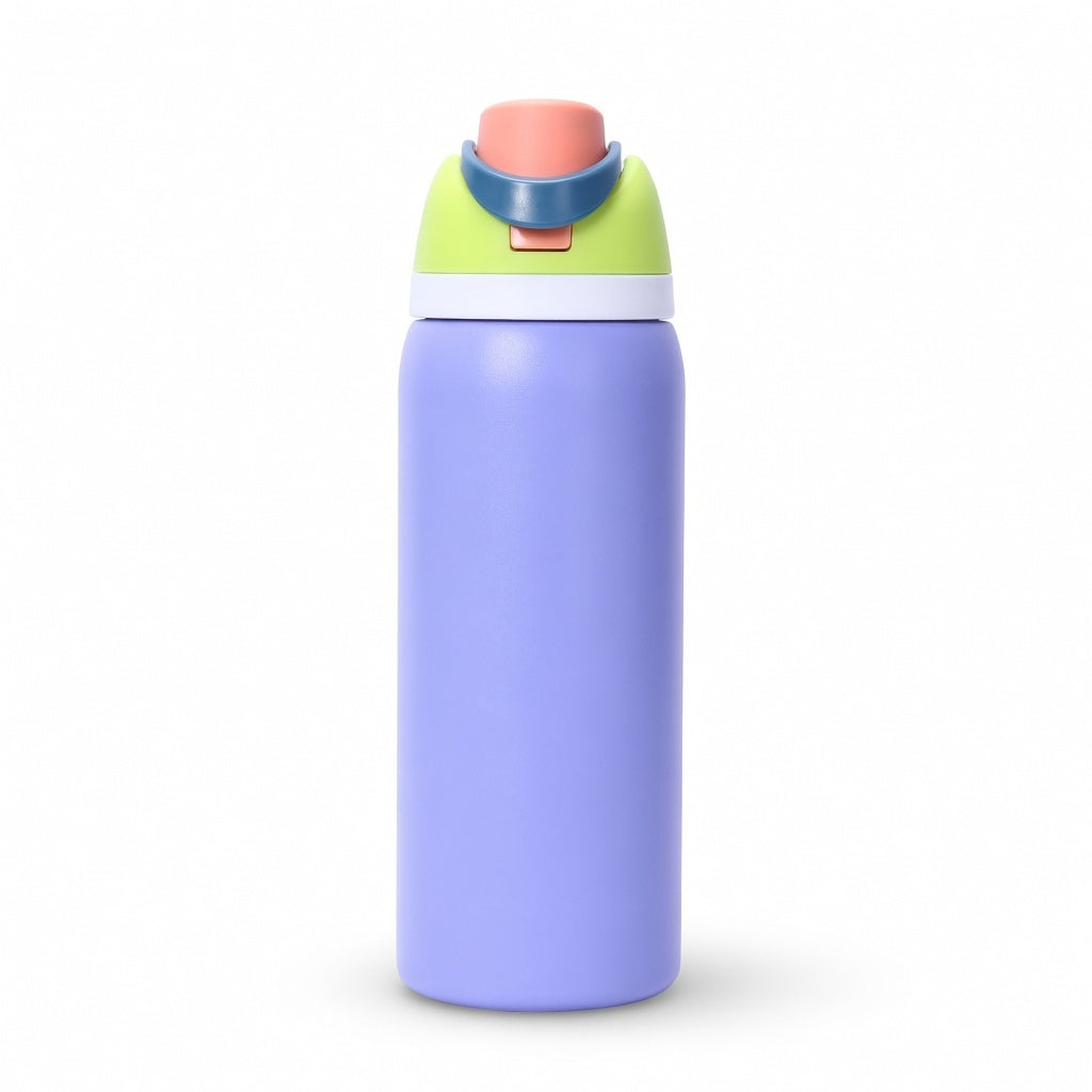 Insulated Dual-Drink Water Bottle with Carry Handle