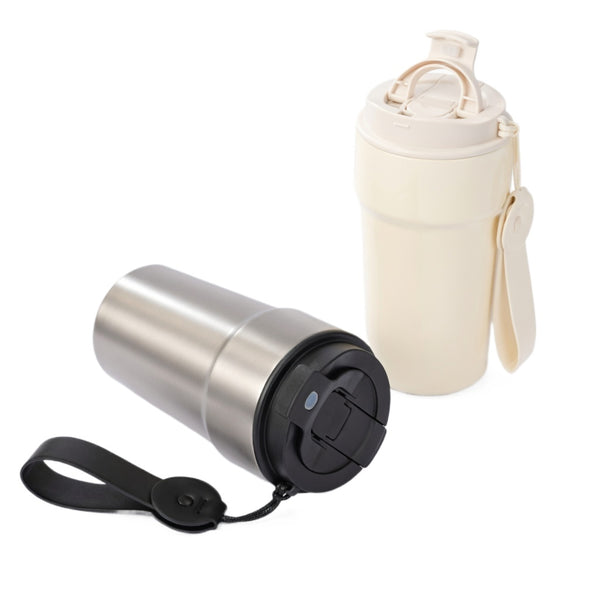 Ceramic Lined Dual-Drink Travel Tumbler 18oz