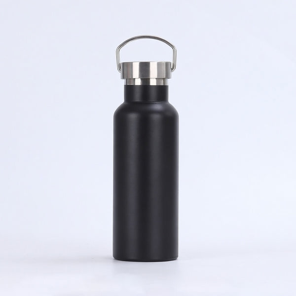 Wide Mouth Insulated Water Bottle with Carry Handle