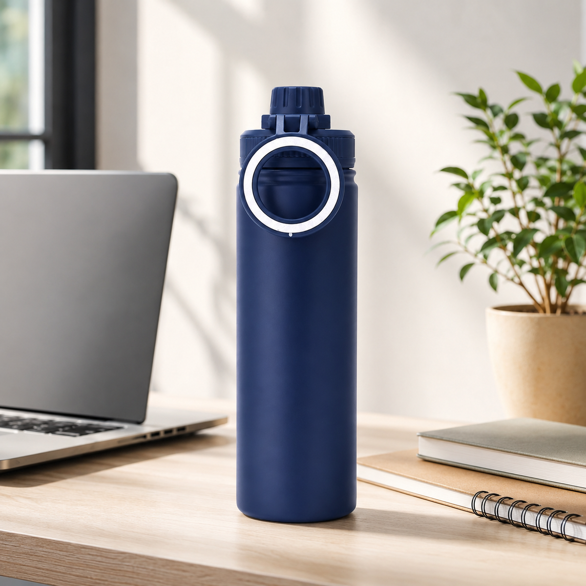 Magnetic Phone Stand Insulated Water Bottle