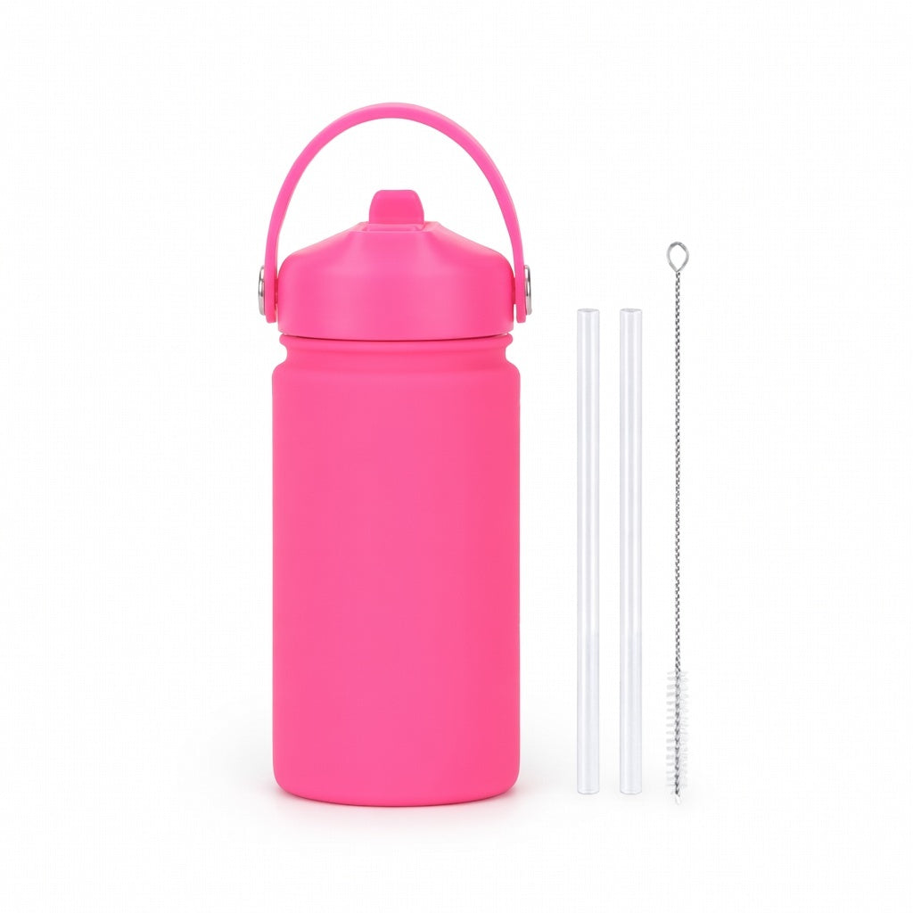 316L Stainless Steel Straw Lid Bottle