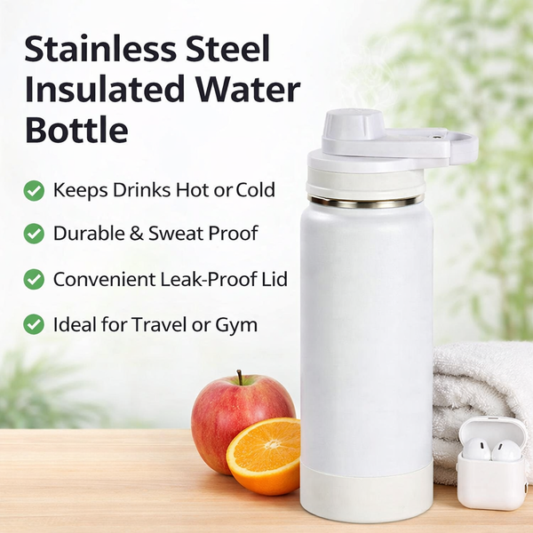 Carry Handle Insulated Spout Water Bottle