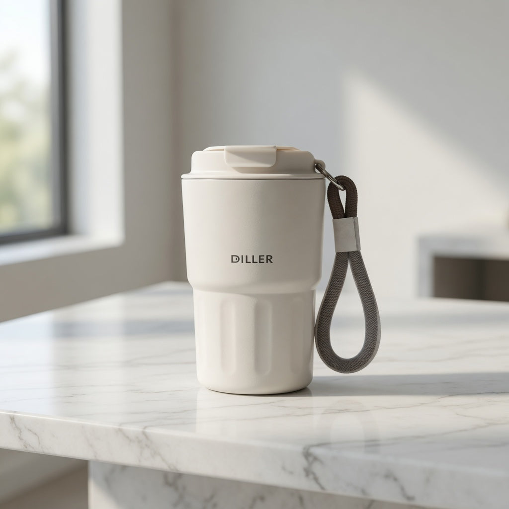 Insulated Carry Strap Coffee Tumbler 12oz
