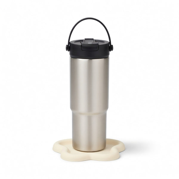 Ceramic Coated Double Drink Travel Tumbler 24oz