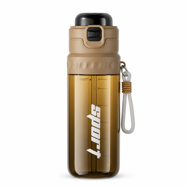 Misting Dual-Drink Plastic Water Bottle 25oz