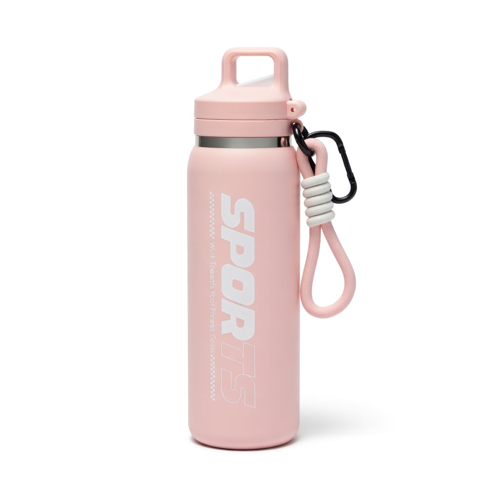Insulated Dual-Drink Sports Bottle with Carry Handle 20oz