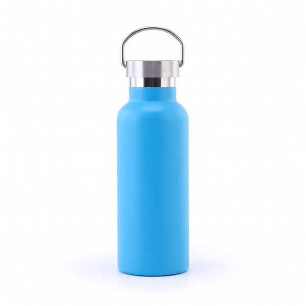 Wide Mouth Stainless Steel Bottle with Carry Handle