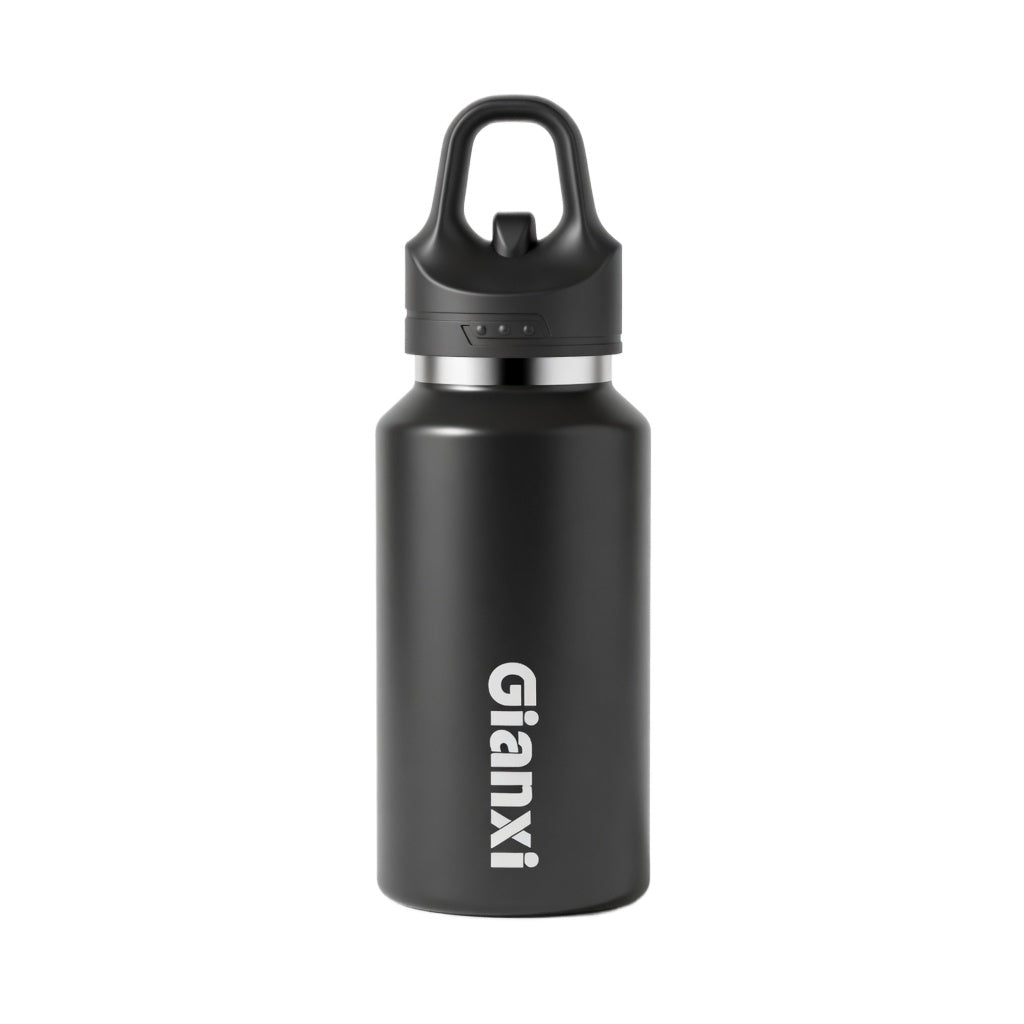 One-Click Wide Mouth Carry Handle Water Bottle