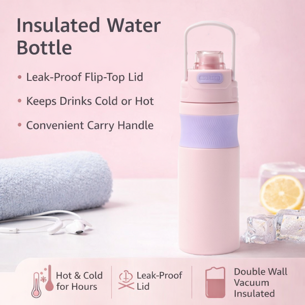 Carry Handle Insulated Sports Bottle 20oz
