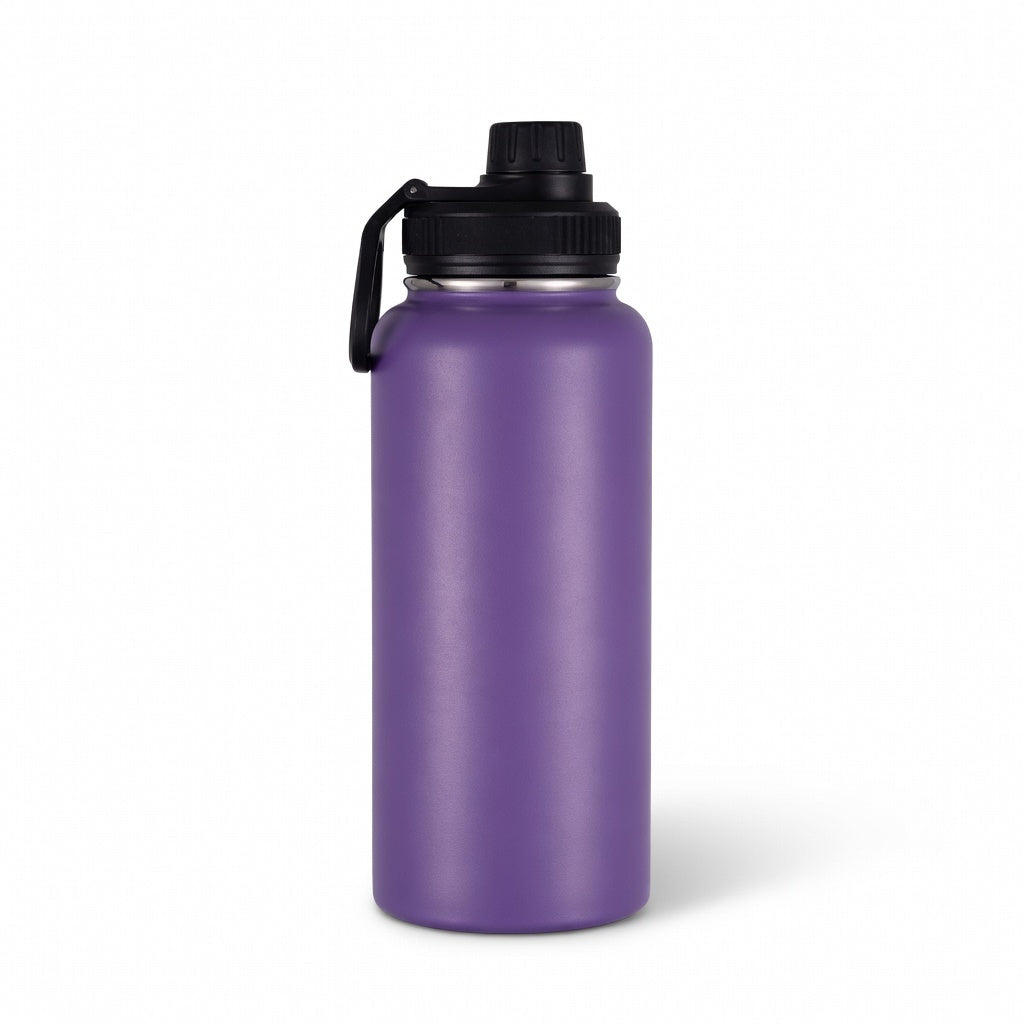 Wide Mouth Carry Handle Insulated Bottle