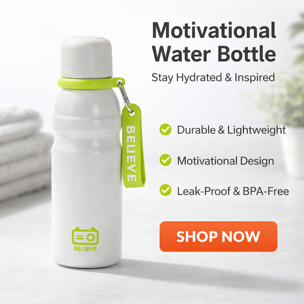 Matte Carry Strap Insulated Water Bottle 20oz