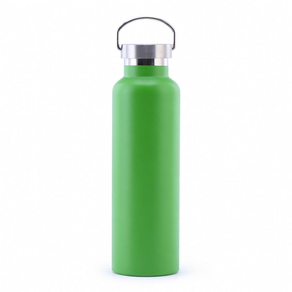 Wide Mouth Stainless Steel Bottle with Carry Handle