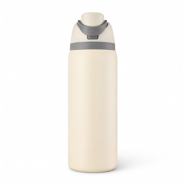 Push-Button Pop Lid Insulated Water Bottle