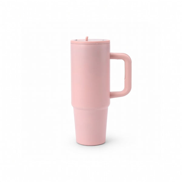 Insulated Handled Straw Tumbler