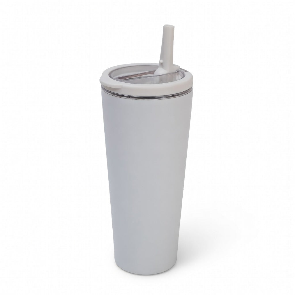Integrated Ring Handle Straw Tumbler