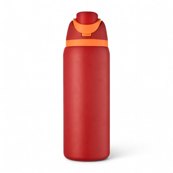 Push-Button Pop Lid Insulated Water Bottle