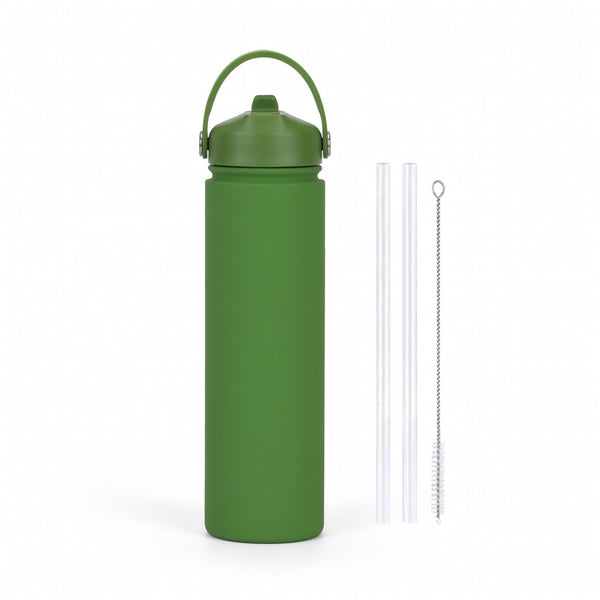 Wide Mouth Straw Lid Bottle 25oz