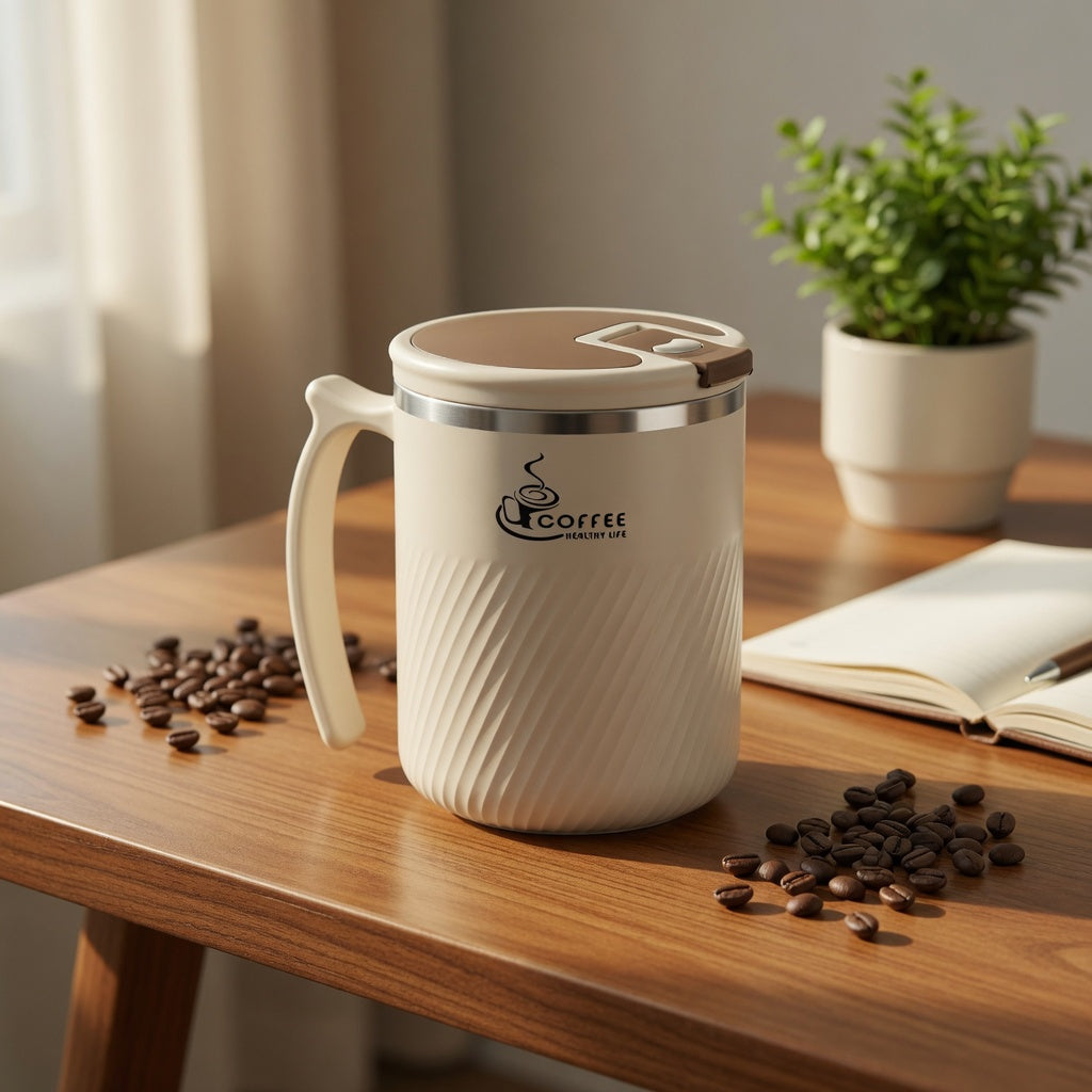 Insulated Tea Infuser Mug with Lid and Spoon 16oz