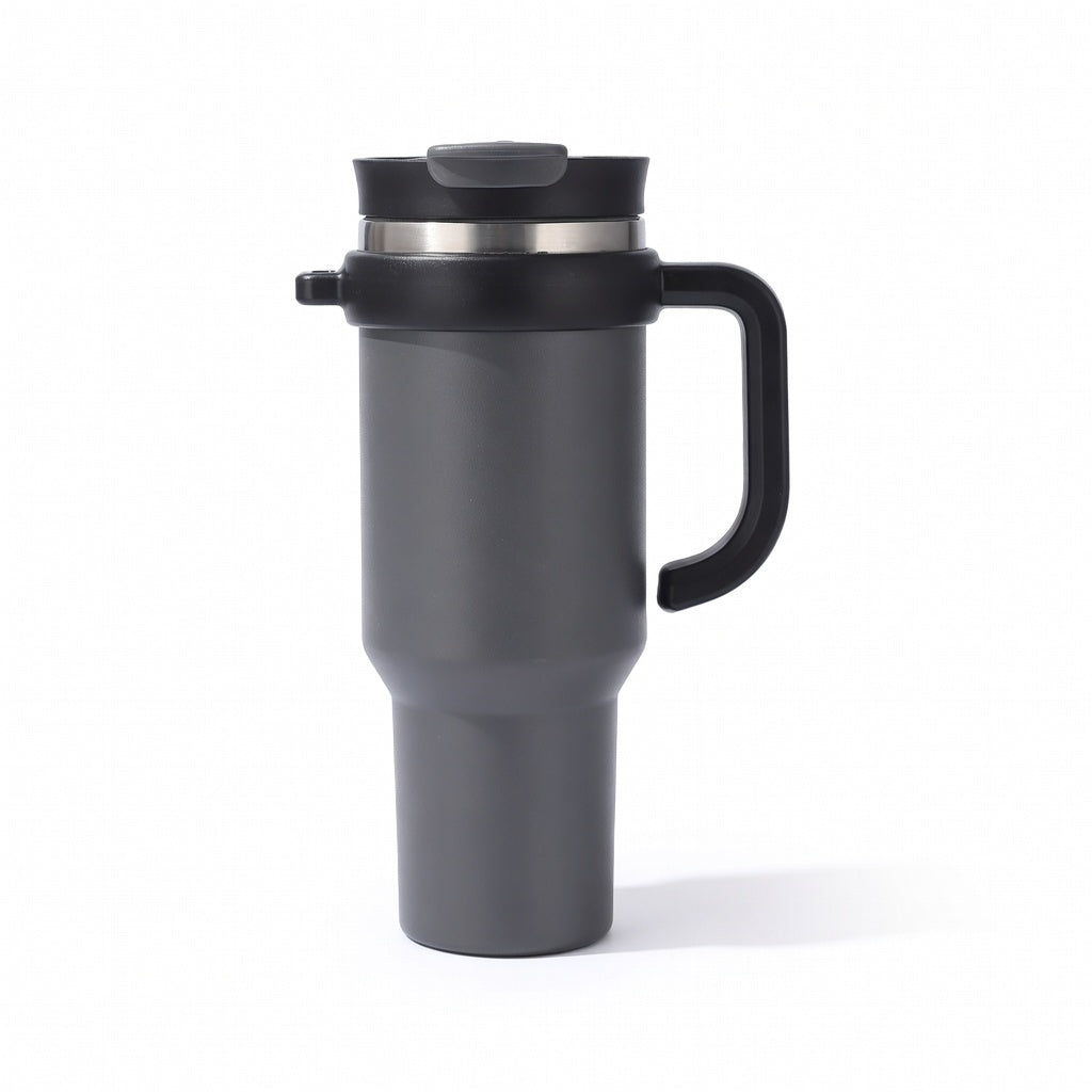Handled Dual-Drink Travel Tumbler 40oz