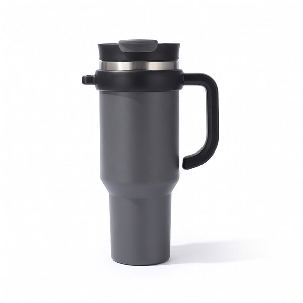 Handled Dual-Drink Travel Tumbler 40oz