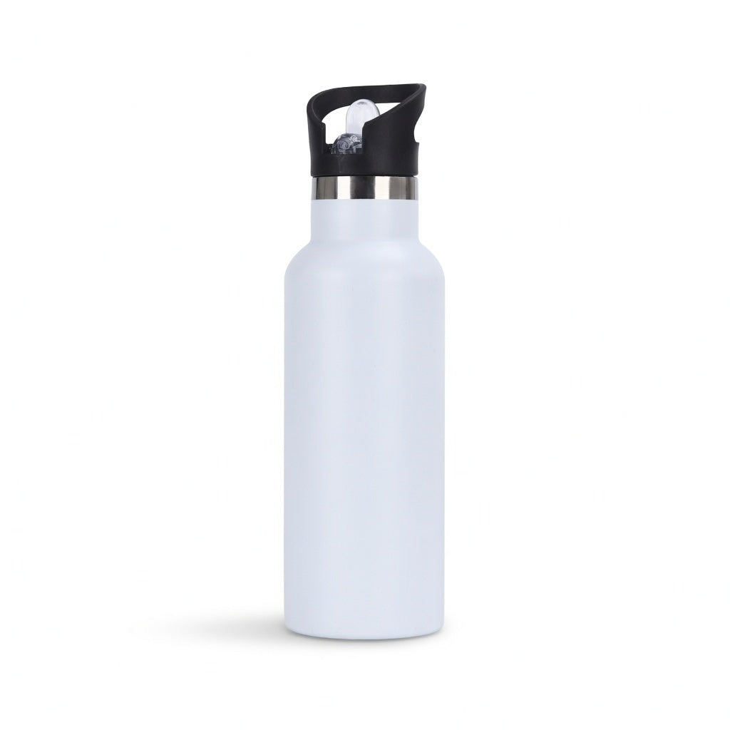 Wide Mouth Insulated Water Bottle with Carry Handle
