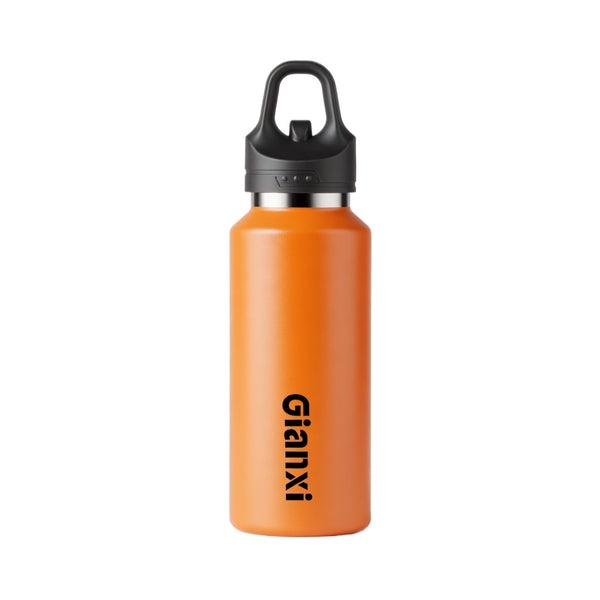 One-Click Wide Mouth Carry Handle Water Bottle