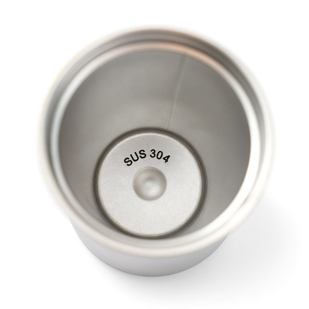 Matte Gold-Rimmed Straw Lid Insulated Tumbler