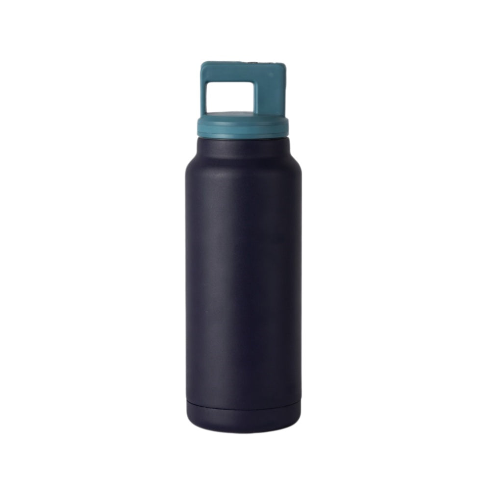 Carry Handle Straw Lid Water Bottle