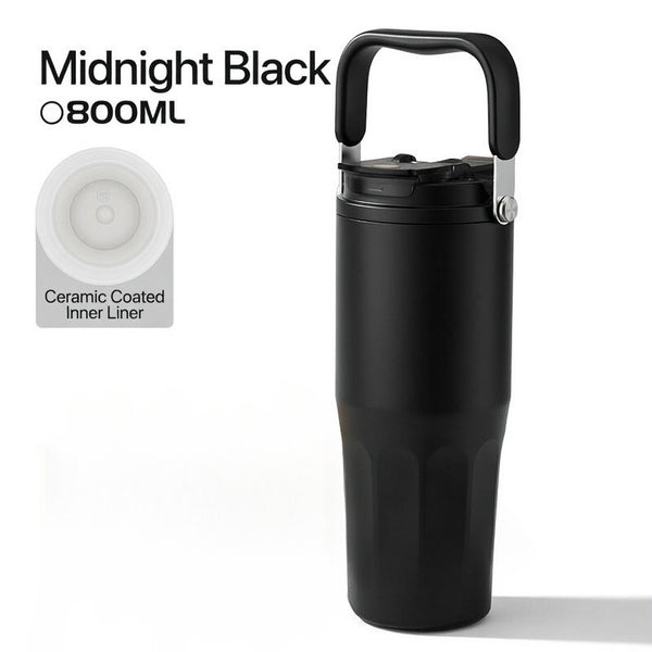 Ceramic Coated Carry Handle Tumbler 27oz