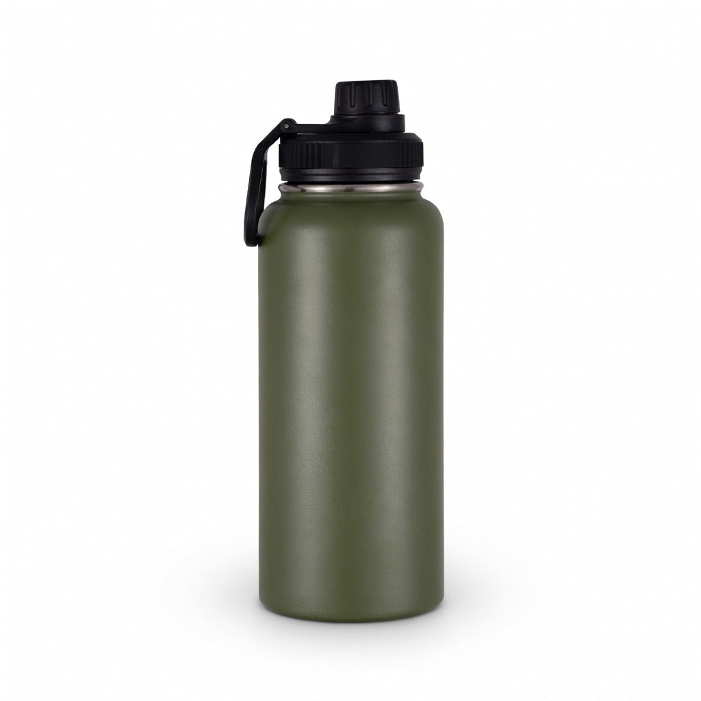 Wide Mouth Carry Handle Insulated Bottle
