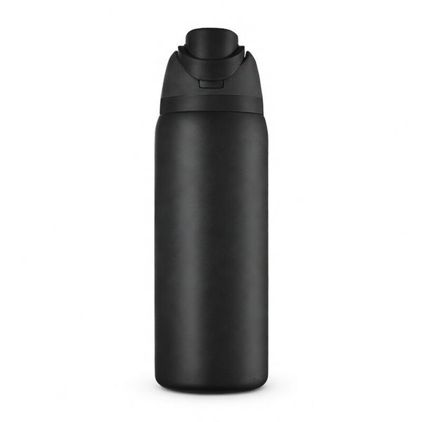 Push-Button Pop Lid Insulated Water Bottle