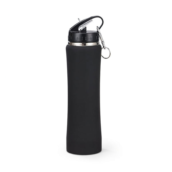 Slim Waist Straw Lid Insulated Bottle