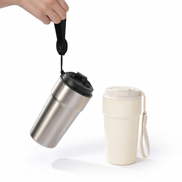 Ceramic Lined Dual-Drink Travel Tumbler 18oz
