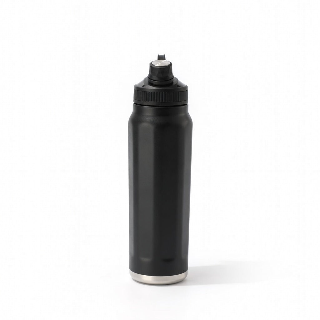 Insulated Sports Water Bottle with Straw Lid 27oz