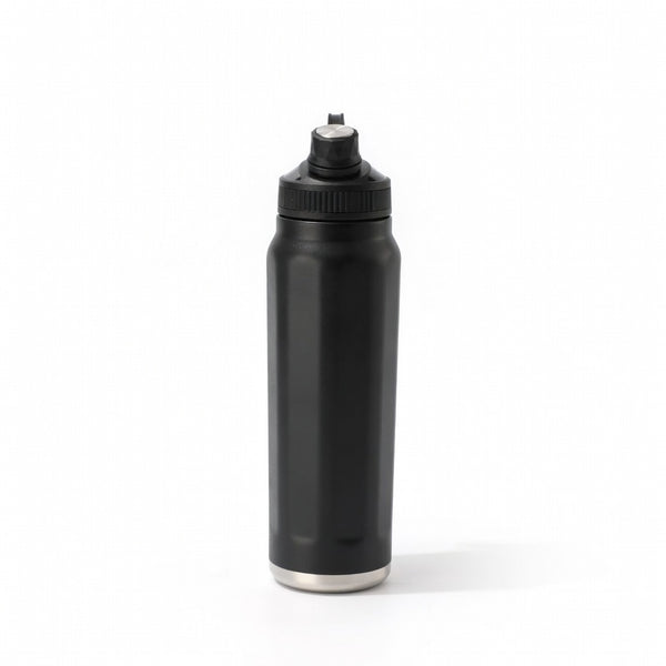 Insulated Sports Water Bottle with Straw Lid 27oz
