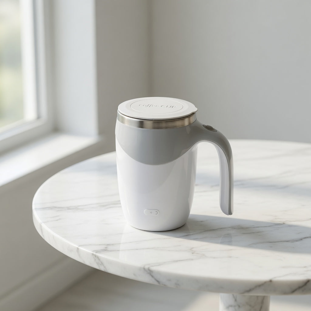 Magnetic Self-Stirring Coffee Mug 13oz