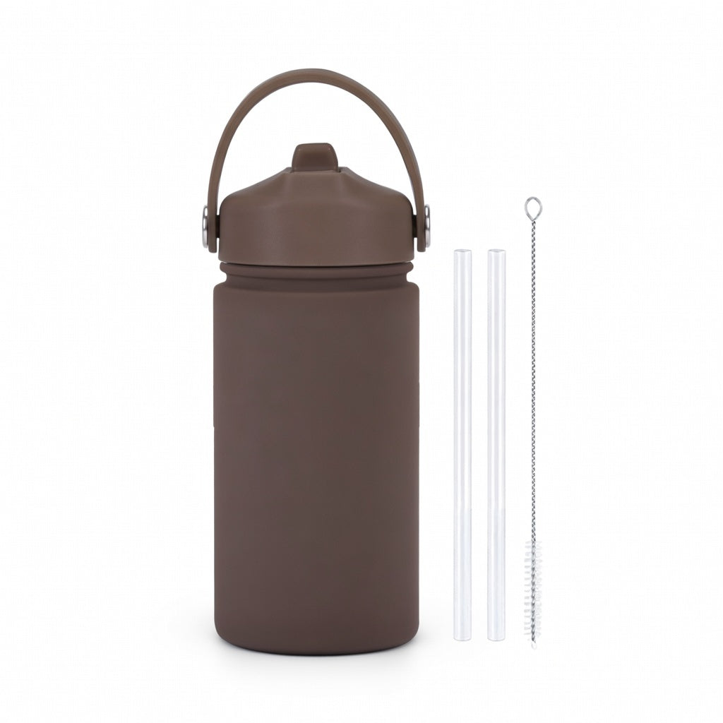 316L Stainless Steel Straw Lid Bottle