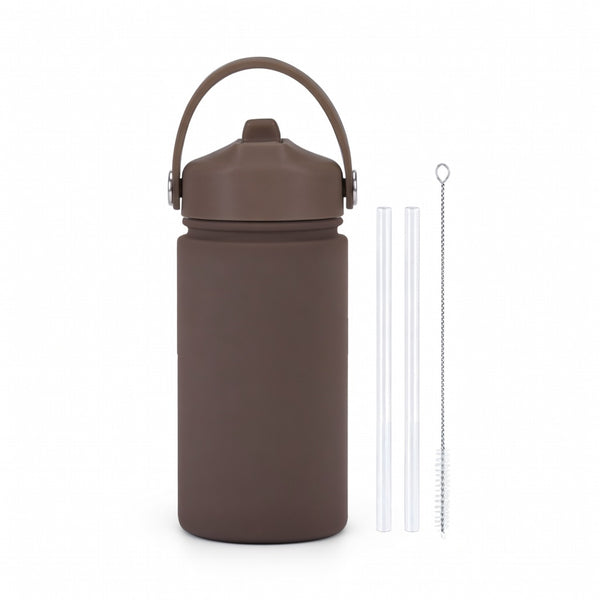 316L Stainless Steel Straw Lid Bottle