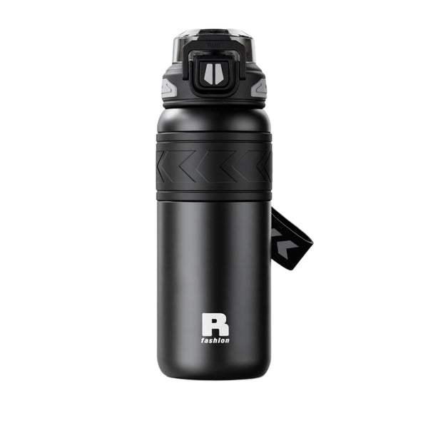 Dual-Mode Straw Lid Insulated Sports Bottle