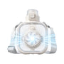 Portable Fan Straw Lid Water Bottle 33oz
