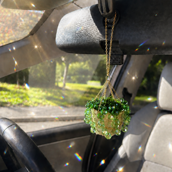 Mini Beaded Plant Car Charm DIY Kit