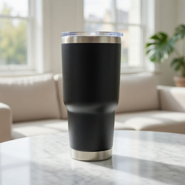 Cup Holder Friendly Insulated Travel Tumbler 30oz
