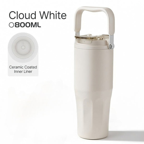 Ceramic Coated Carry Handle Tumbler 27oz