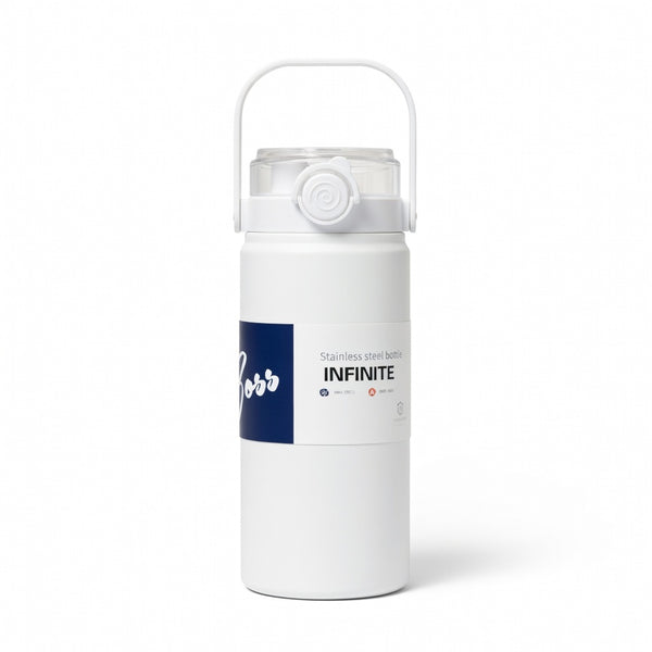 Large Capacity Dual-Drink Water Bottle with Integrated Handle