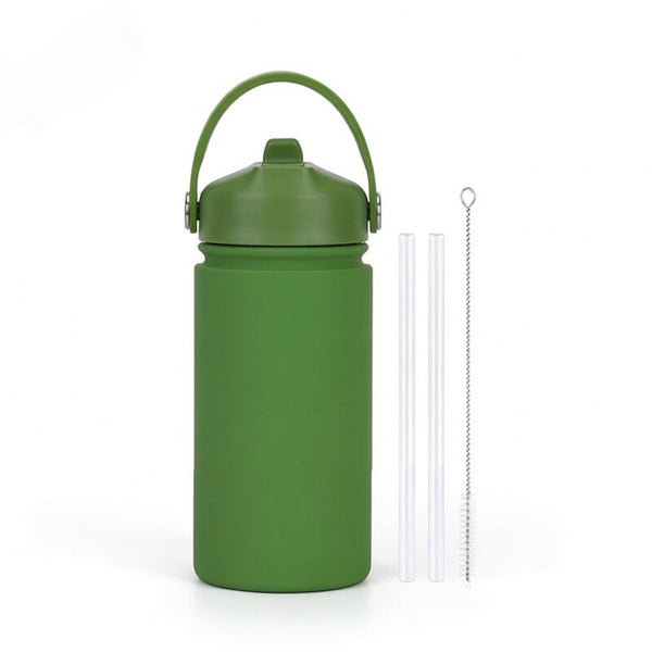 316L Stainless Steel Straw Lid Bottle