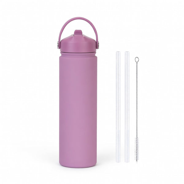 Wide Mouth Straw Lid Bottle 25oz