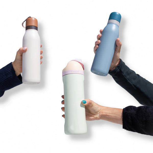 Dual-Drinking Lid Insulated Water Bottle