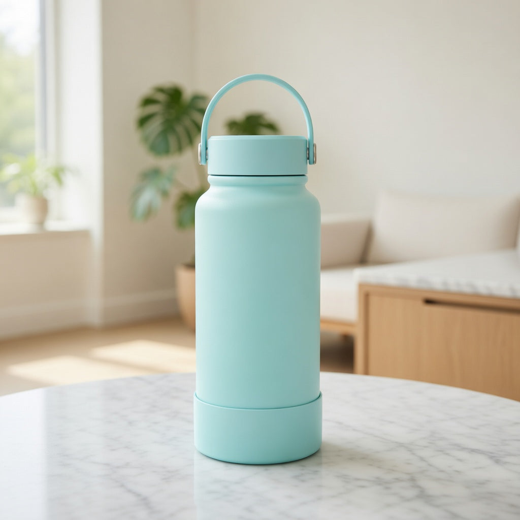 Wide Mouth Carry Handle Water Bottle