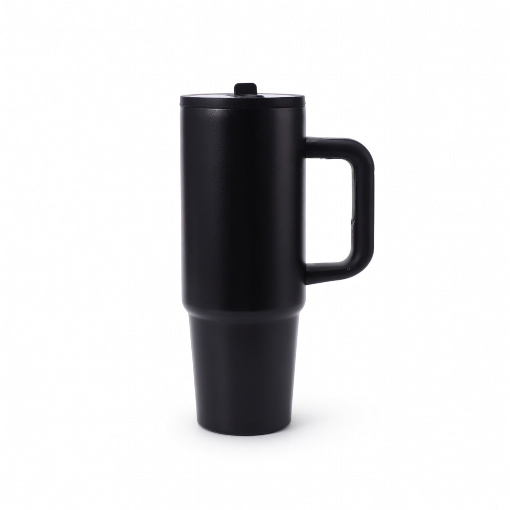 Insulated Handled Straw Tumbler